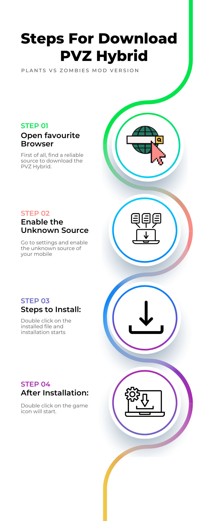steps to download pvz hybrid
